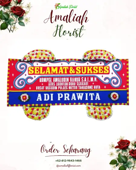 Papan Bunga Ucapan Selamat Jirak Jaya